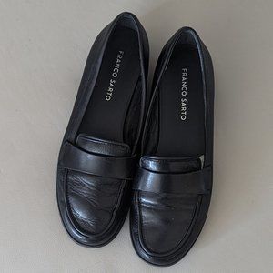 Black Leather Loafer